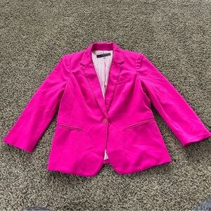 The Limited Fuchsia Blazer